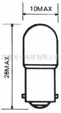 管状指示灯泡 3