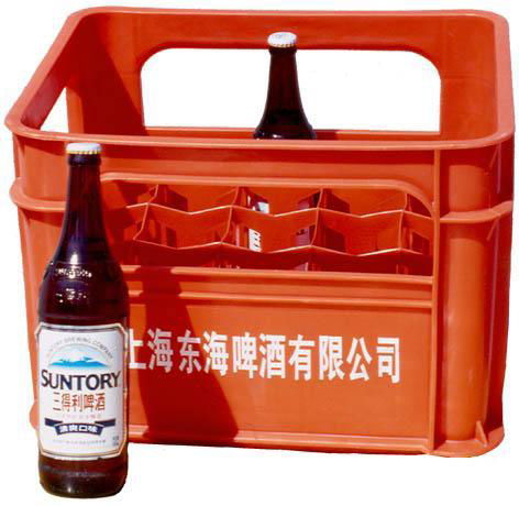 Plastic Crate - circulation & storage box for glass bottle 2