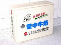 Delivery box for dairy product / milk