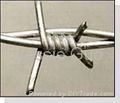 Galvanized Bebed Wire 2.4mm 15cm barbed distance 200m 18.5kg  3