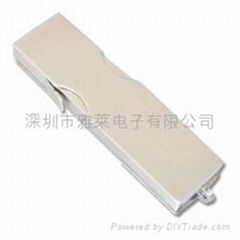 Metal usb flash stick with clip usb cap