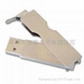 Metal usb flash stick with clip usb cap 3