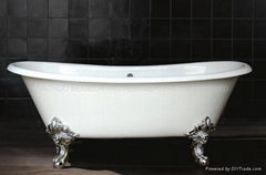 Freestanding Cast Iron Bathttub with Imperial Feet