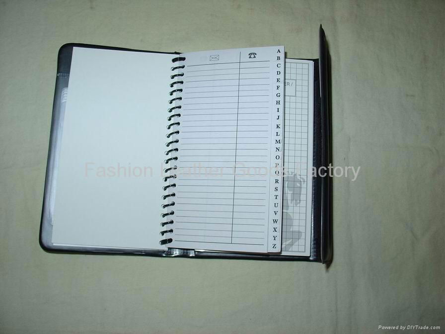 Faux Leather (PU, PVC) Or Genuine Leather Notebook/Diary 3