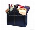 Faux Leather (PU, PVC) Or Genuine Leather Gift basket