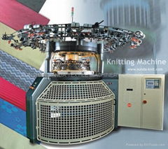 RIB-MESH TRANSFERRED ELECTRONIC JACQUARD KNITTING MACHINE