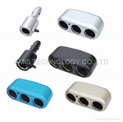 3+1 Ports Cigarrete Socket ,cigarrete lighter,car accessories,car decoration