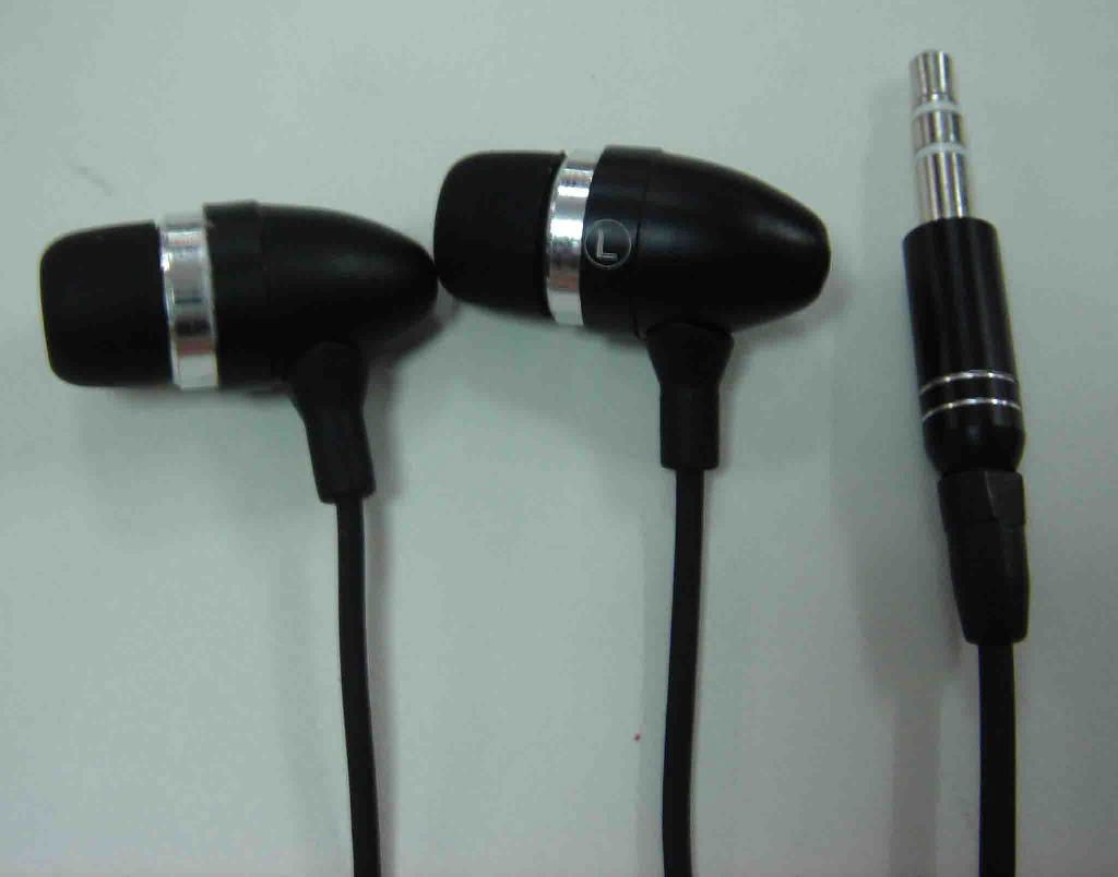 Metal earphone for Ipod, mp3/mp4 player 2