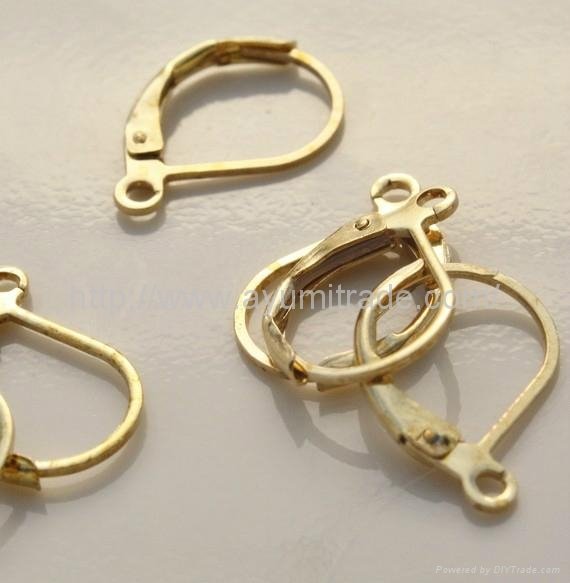 Nickel Free Antique Copper Leverback Earing finding 16x10mm in WHOLESALE 