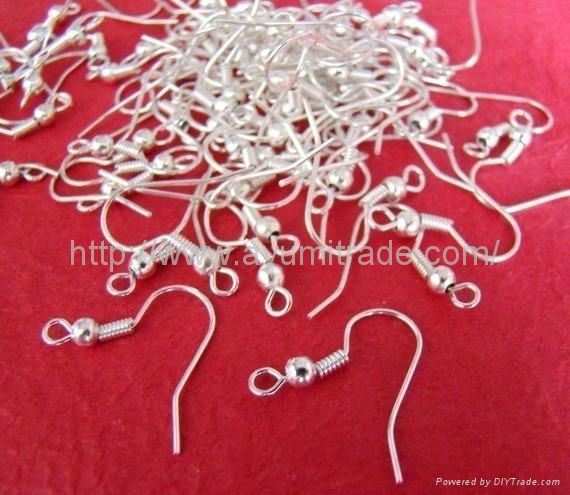 Plated metal French Earring Hook 18mm 5