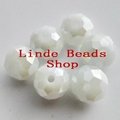 5040 crystal rondelle beads Opaque white Alabaster colour wholesale 4