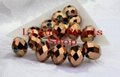 5040 crystal rondelle beads crystal copper plated colour wholesale