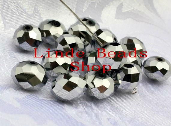 5040 crystal rondelle beads crystal silver light colour wholesale