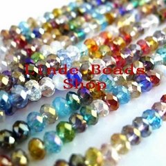 5040 crystal rondelle beads, crystal abacus beads, DIY jewelry beads, wholesale