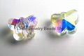 10mm/14mm 5754 Cross-drilled Butterfly crystal beads, jewerly beads, 1