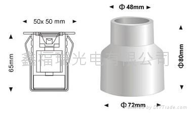 3W 迷你型LED广场埋地灯 铝制灯体 4