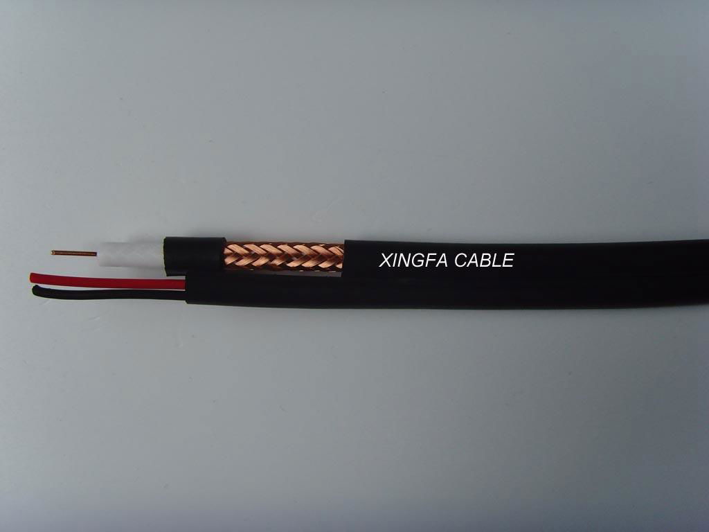 75ohm coaxial cable RG59 Siamese/composite