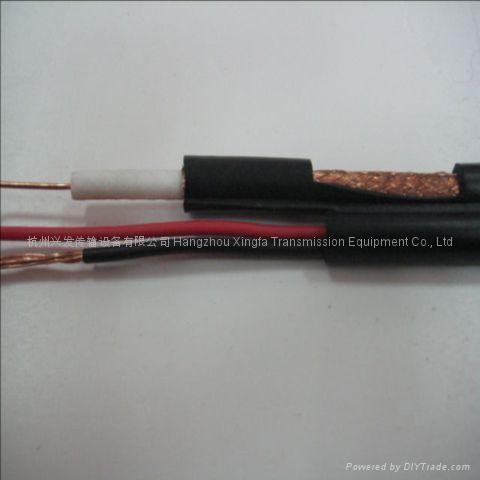 75ohm coaxial cable RG59 Siamese/composite 2