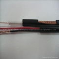 75ohm coaxial cable RG59 Siamese/composite 2