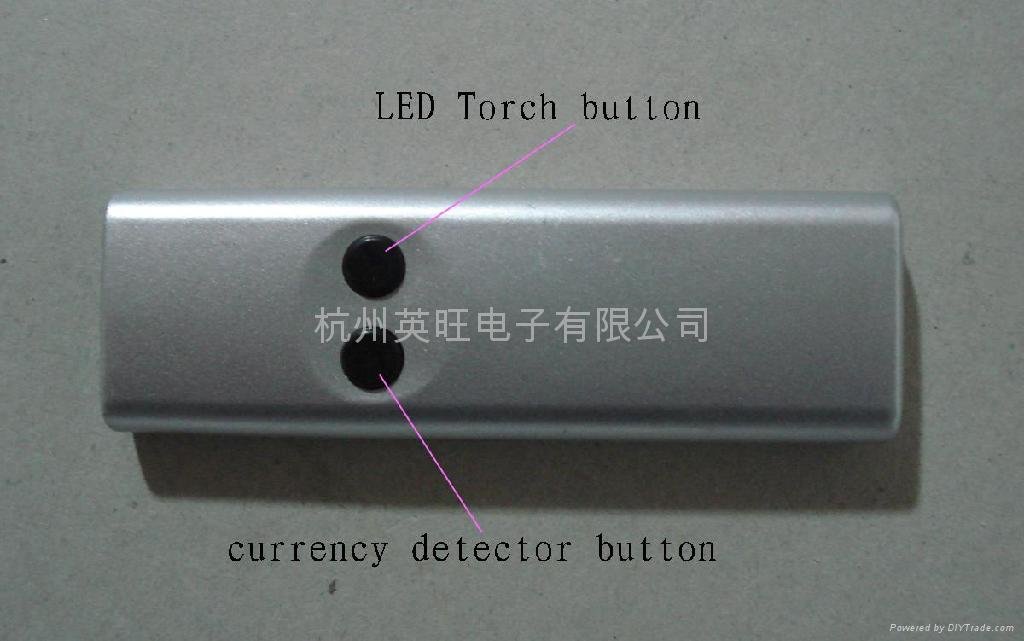Mini LED Torch with Currency Detector 
