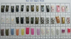 printed nail tips