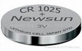 CR1025 Lithium coin cell / button battery  