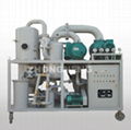 Double-Stage Vacuum Insulation Oil Purifier / filtering/ waste oil regeneration 2