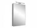 ATHENA 515 Aluminium Mirror Cabinet
