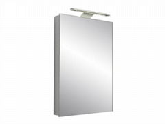 ATHENA 515 Aluminium Mirror Cabinet 