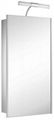 Quantum 450 Aluminium Mirror Cabinet  1