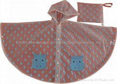 Children's Hippo Rain Poncho 