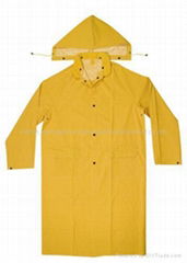 2 Piece PVC/ Polyester Raincoat