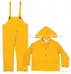 3-Piece PVC/ Polyester Rainsuit