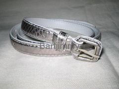 Sivler PU belts