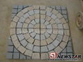 Meshed paving stone