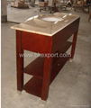 Hotel Cabinets (Solid Oak Wood Cabinet with Granite Vanity Top) 