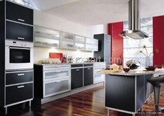 UV Lacquer Kitchen Cabinets (Covered with melamine)