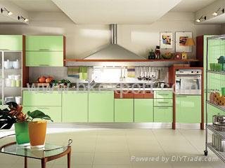 UV Lacquer Kitchen Cabinets (Covered with melamine) 2