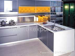 UV Lacquer Kitchen Cabinets (Covered with melamine) 4