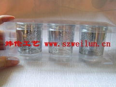 249 Cup semi-plating glass plating gradually