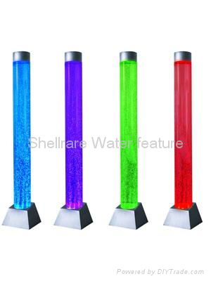 Bubble wall waterfall with LED Light for home and garden decoration