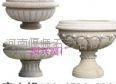 Stone carving basin for flowers