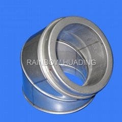 Twin Wall Stainless Steel 45 Degree Elbow - 01 