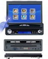 7''LCD 1 din car dvd player with GPS ,bluetooth,touchscreen,detachable panel