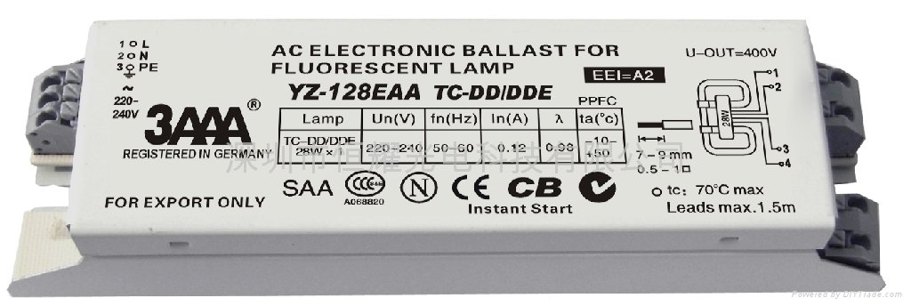 2D(TC-DD/DDE) Standard Electronic Ballast for Fluorescent Lamp - YZ-XXEAA -  3AAA (China Manufacturer) - Lighting Fixtures - Lighting