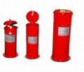 Self-Spring Fire Extinguisher Protective Casing