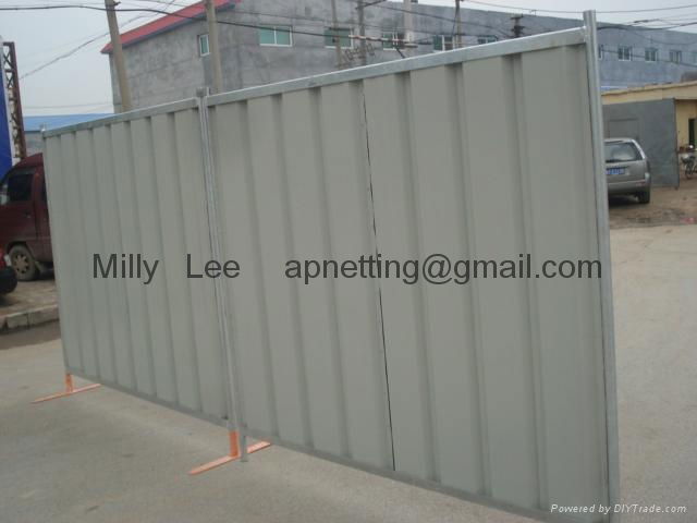 colorbond fence city panel prestige hoarding temporary steel hoarding 3