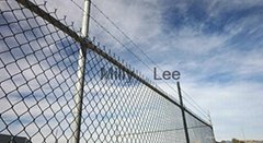 chain wire fence cyclone fence reinforced fences orthorhombic fence 