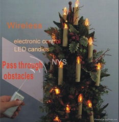 Wireless electronic Remote Control Christmas Candle LED light