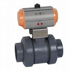 plastic pneumatic ball valve